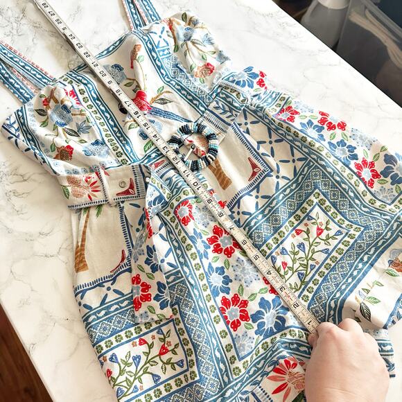 House of Harlow 1960 Parrot Tropical  Multicolor Romper Women’s Size Small - Picture 15 of 15